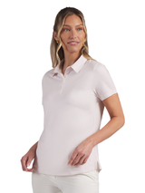 Puma Women's Broken Links Polo Shirt - Powder Pink
