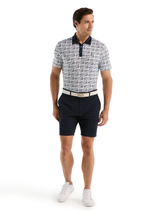 Original Penguin Spicy Margarita Print Golf Polo - Black Iris