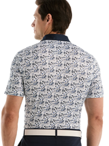 Original Penguin Spicy Margarita Print Golf Polo - Black Iris