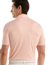 Original Penguin Retro Geometric Print Golf Polo - Melon