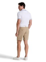 Original Penguin 8" Technical Flat Front Golf Short - Khaki