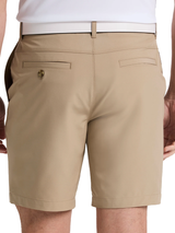 Original Penguin 8" Technical Flat Front Golf Short - Khaki