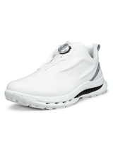 Ecco M BIOM C5 Performance BOA Golf Shoes - White/Buffed Silver