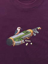 Walker Golf Things Carry Bag T-Shirt - Merlot
