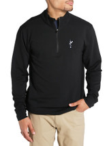TRUE Linkswear Dead Golfer All Day Quarter Zip V2 - Black