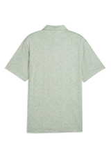 Puma CLOUDSPUN Marine Botanical Golf Polo - Soft Grass