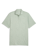 Puma CLOUDSPUN Marine Botanical Golf Polo - Soft Grass