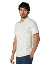 Original Penguin About Town Printed Polo - Chinchilla