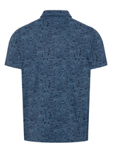 Original Penguin About Town Printed Polo - Black Iris