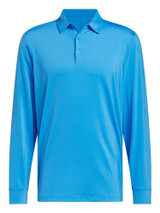 adidas Core Long Sleeve Polo Shirt - Lucid Ray Blue