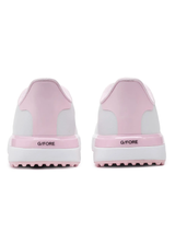 G/FORE Women's G.112 Perforated Kiltie Hybrid Golf Shoes - Snow/Blush