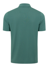 Greg Norman PlayDry Clubhouse Check Polo - Sagebrush Green
