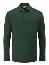 Ping Demitri Long Sleeve Polo - Gorse Green