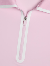 G/FORE Women's Silky Tech Nylon Long Sleeve 1/4 Zip Polo - Blush