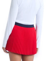 G/FORE Women's Micropleat Stretch Woven Highwaisted 15" Skort - Lava