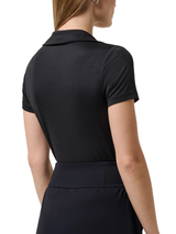 TravisMathew Women's Skyloft Light SS Polo - Heather Black