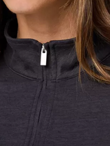 TravisMathew Women's Skyloft Light Zip - Heather Black