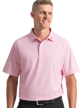 FootJoy Scallop Geo Pique Polo Shirt (Athletic Fit) - Vivid Violet/White/Pink