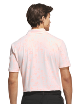 adidas Ultimate365+ Climacool Butterspun Blossom Print Polo - Distilled Pink
