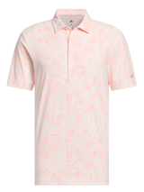 adidas Ultimate365+ Climacool Butterspun Blossom Print Polo - Distilled Pink