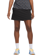 adidas Womens Ultimate365 Solid Knit 14-Inch Skort - Black