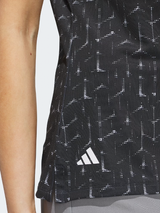 adidas Women's Performance Printed Polo Shirt - Black