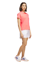 adidas Women's Ultimate365+ Butterspun Loose Polo Shirt - Frozen Turbo