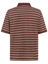 Manors Golf GOAT Pique Polo - Burgundy