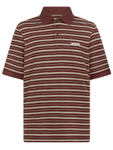 Manors Golf GOAT Pique Polo - Burgundy