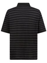 Manors Golf GOAT Pique Polo - Black