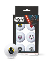 Star Wars Golf Balls - Mixed 6PK