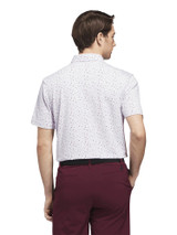 adidas Ultimate365+ Climacool Butterspun Break Out Print Polo Shirt - Purple