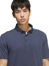 adidas Ultimate365+ Three Colour Stripe Polo Shirt - Collegiate Navy/White