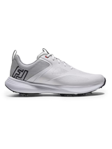 FootJoy Qualifier Golf Shoes - White/Black/Red