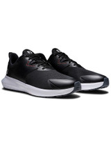 FootJoy Q-Motion Golf Shoes - Black/Ebony/High Risk Red