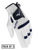 Mizuno TecFlex Golf Gloves - Womens 3 Pack White