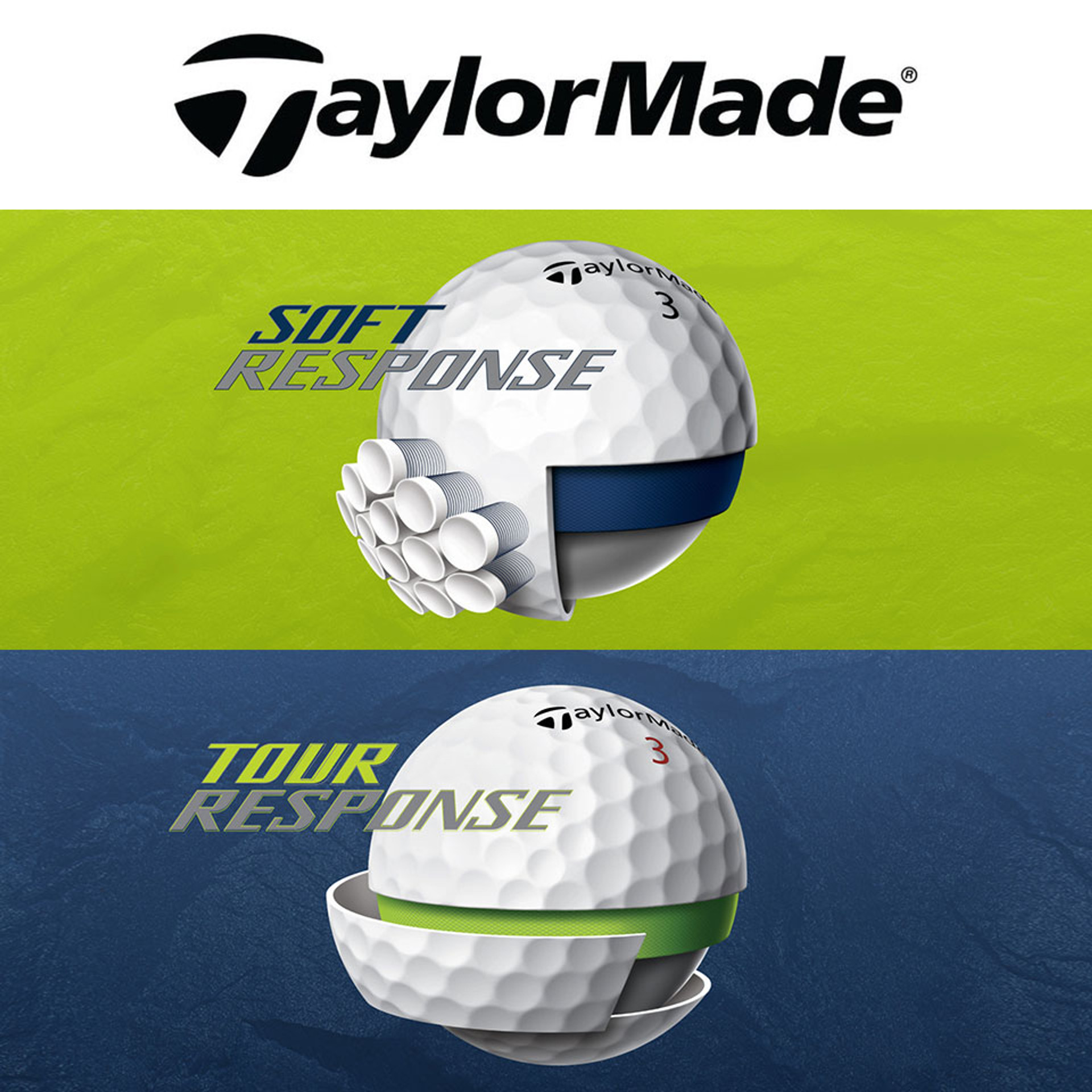 Taylormade Soft Response & Tour Response Golf Balls GolfBox