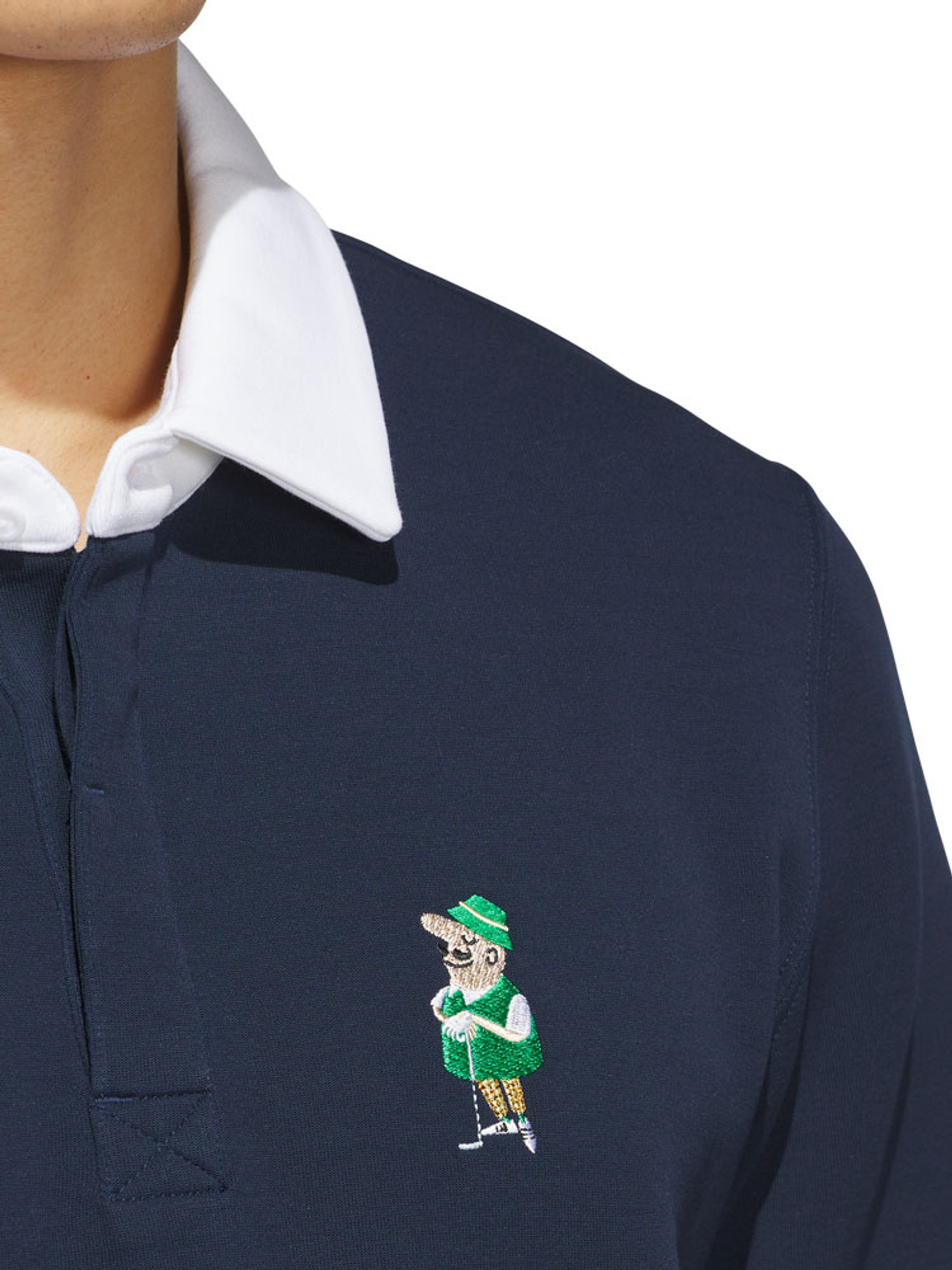 ★★Adairs★★ classic chip graphic rugby shirt JJ4199 adidas Classic Chip Graphic Rugby Shirt - Collegiate Navy