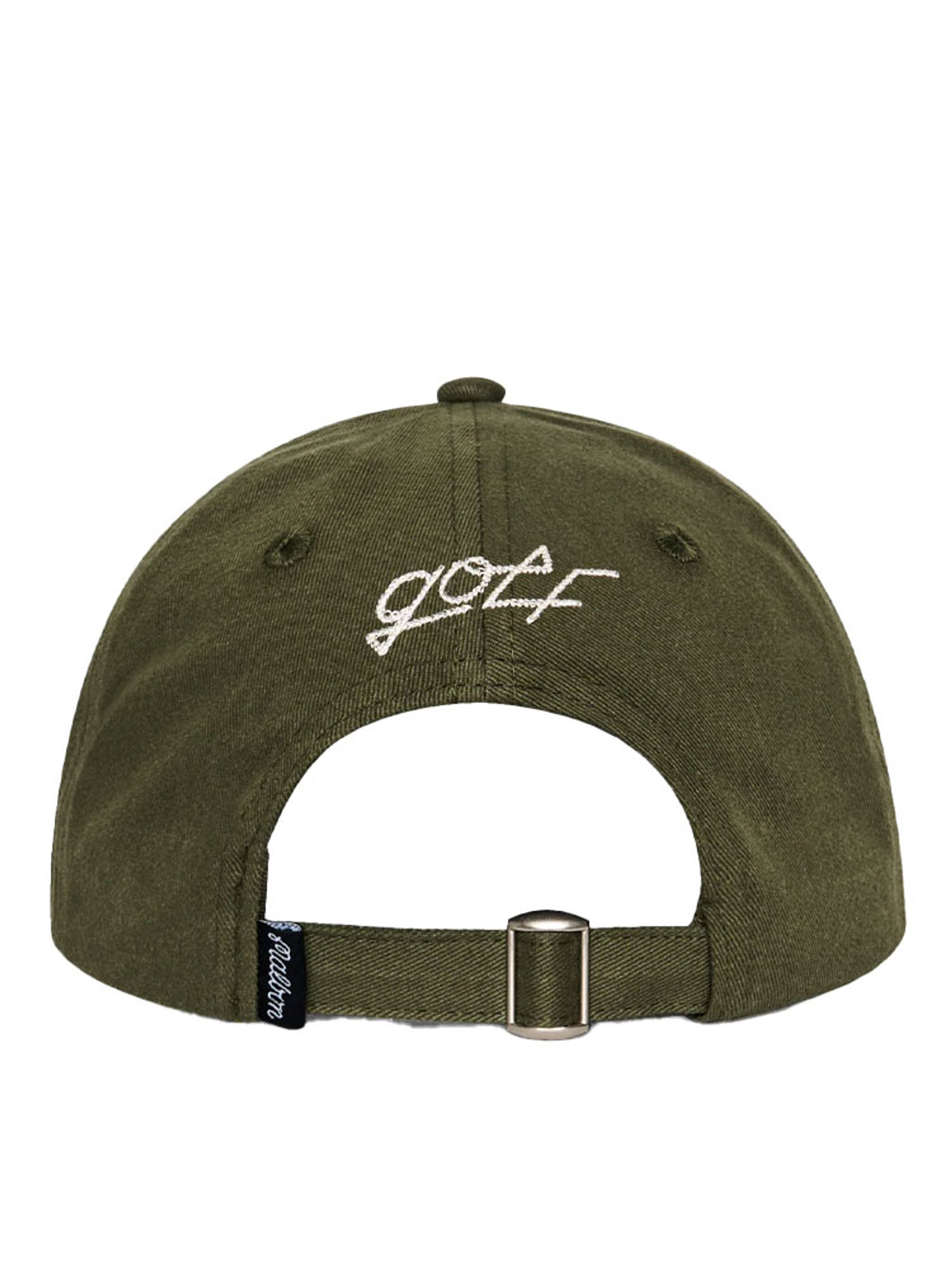 【完売品】malbon Washed Applique Hat olive Malbon Washed Applique Cap | GolfBox