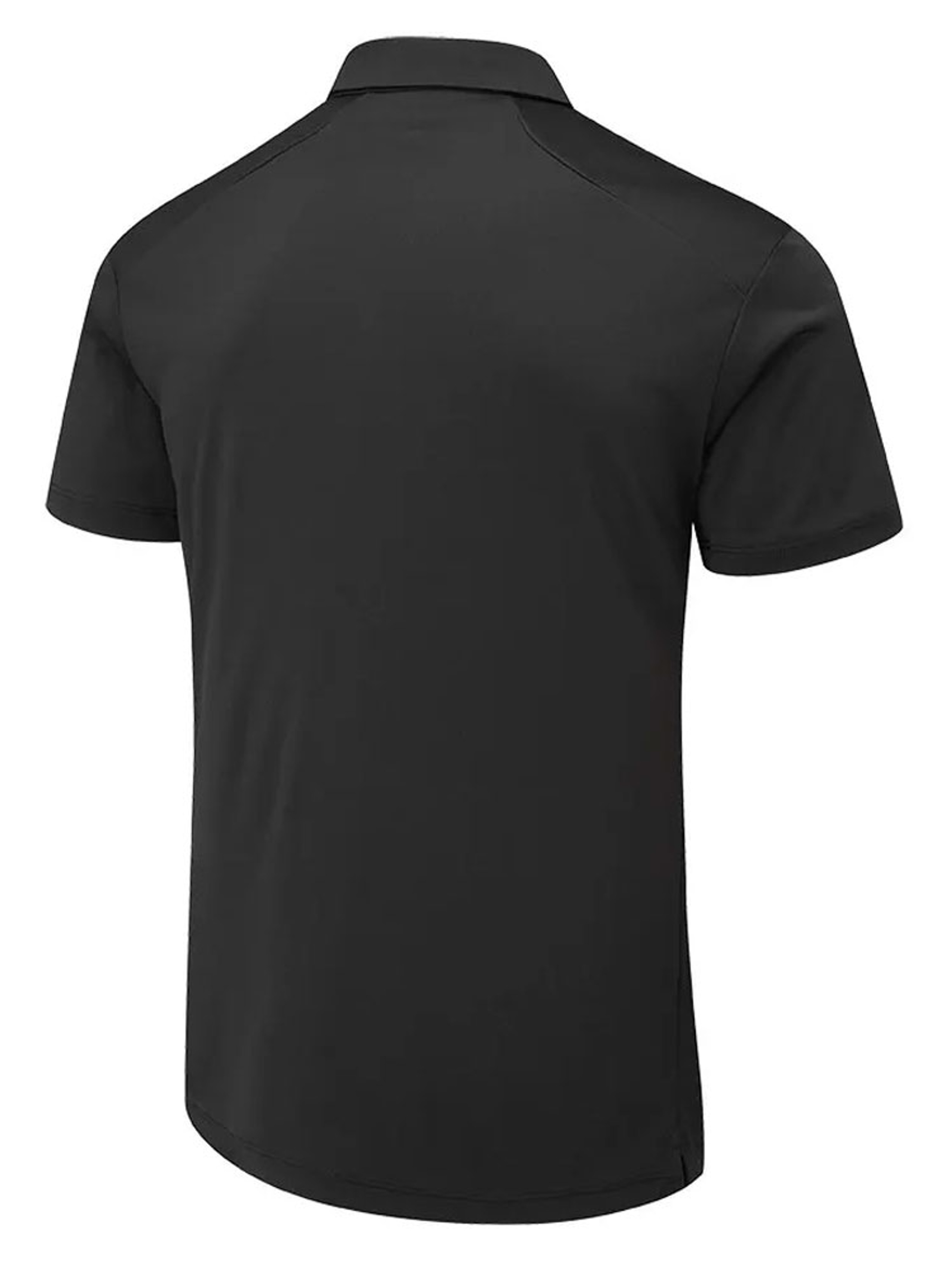 Ping Lindum Tailored Fit Polo - Black - Mens | GolfBox