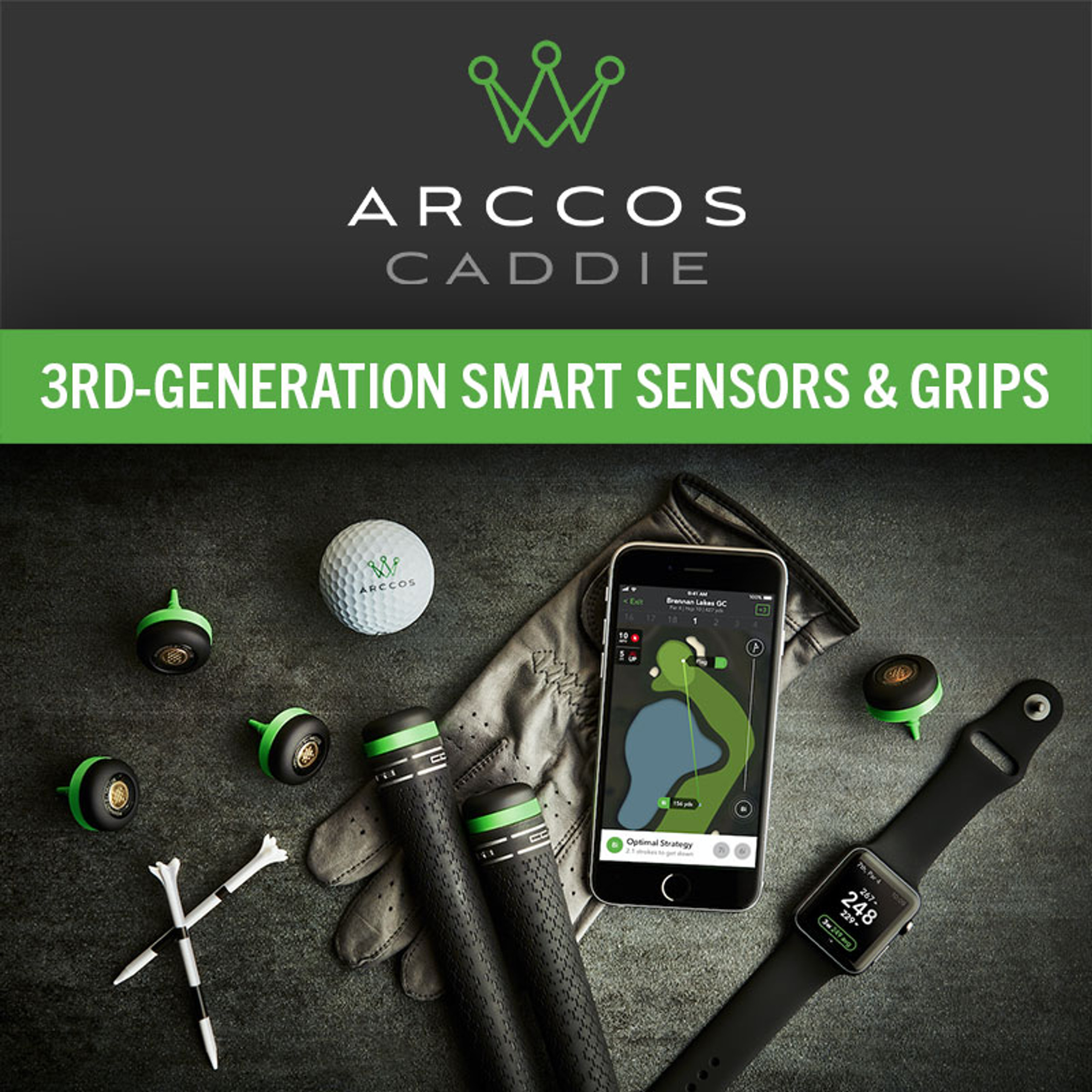 Arccos Golf Caddie Smart Sensors Golfbox 