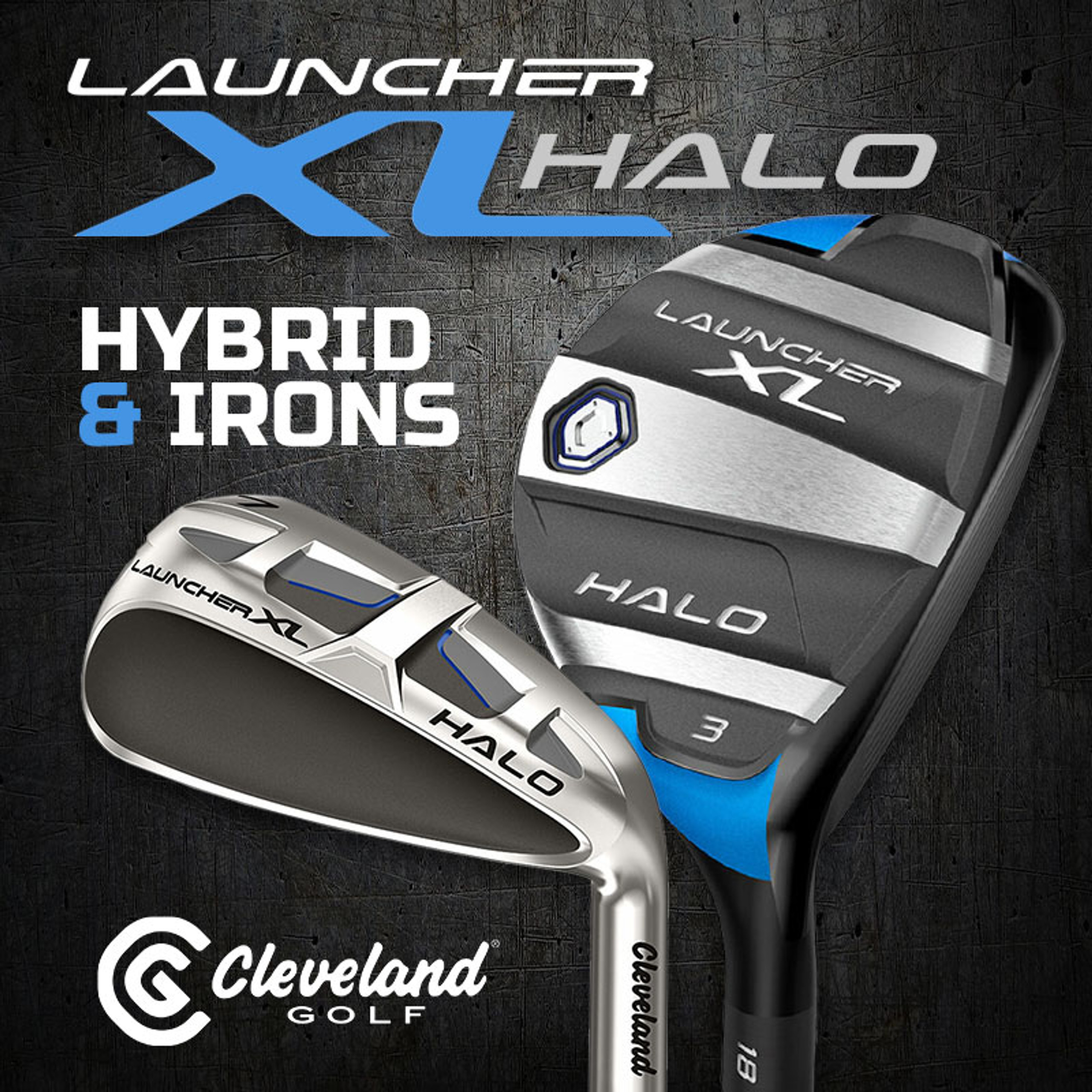 Cleveland LAUNCHER XL HALO Hybrid and Irons GolfBox