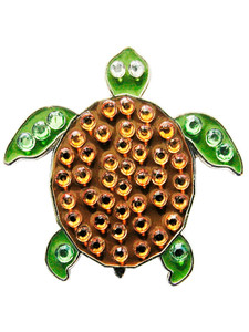 Navika Swarovski Crystal Turtle Marker