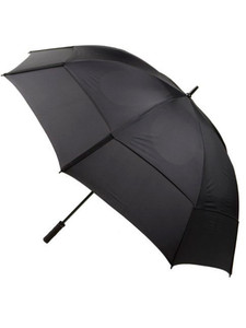 GustBuster Pro Series Gold Umbrella 68 Inch Black