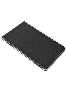 On Par Scorecard Holder Ostrich Print Black/White