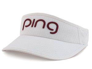 Ping Women's Aero Visor - White/Magenta