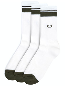 Oakley Essential 3 Pairs Of Socks - White
