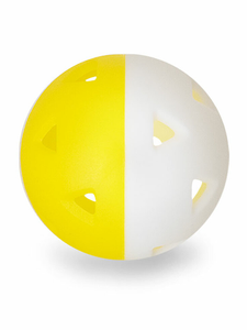 Stonehaven Power Flow Practice Balls 12 Pack - Yellow/White