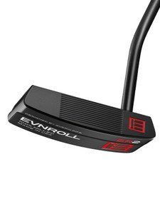 Evnroll ER2 MidBlade Black Putter - TourTac Grip