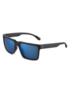 Bolle Frank Sunglasses - Black Matte w/ Offshore Blue Polarised